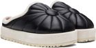 PDF Black Sole Uranus Leather Slippers