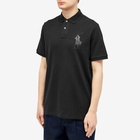 Polo Ralph Lauren Men's Leather PP Polo Shirt in Polo Shirt Black