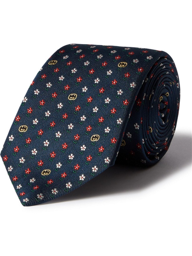 Photo: GUCCI - 7cm Silk-Jacquard Tie