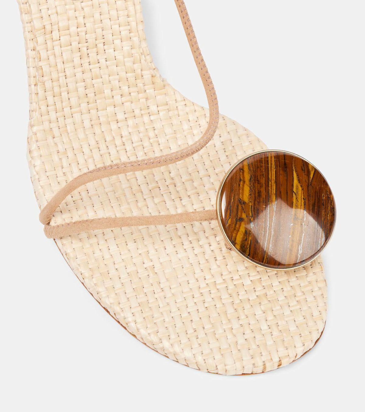 Christopher Esber Doma suede thong sandals