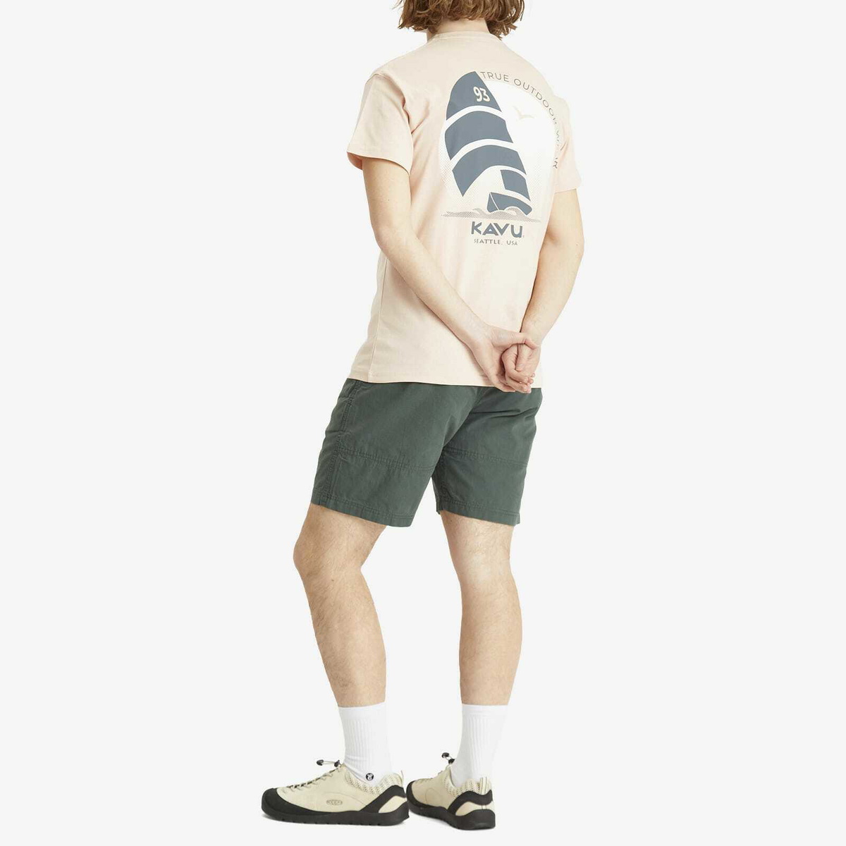 KAVU Men's Rudder T-Shirt in Frappe