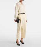 Fforme Louise wool and cashmere polo sweater