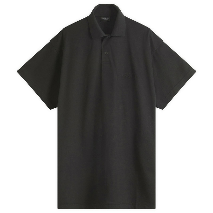 Photo: Balenciaga Men's Garderobe Polo in Black