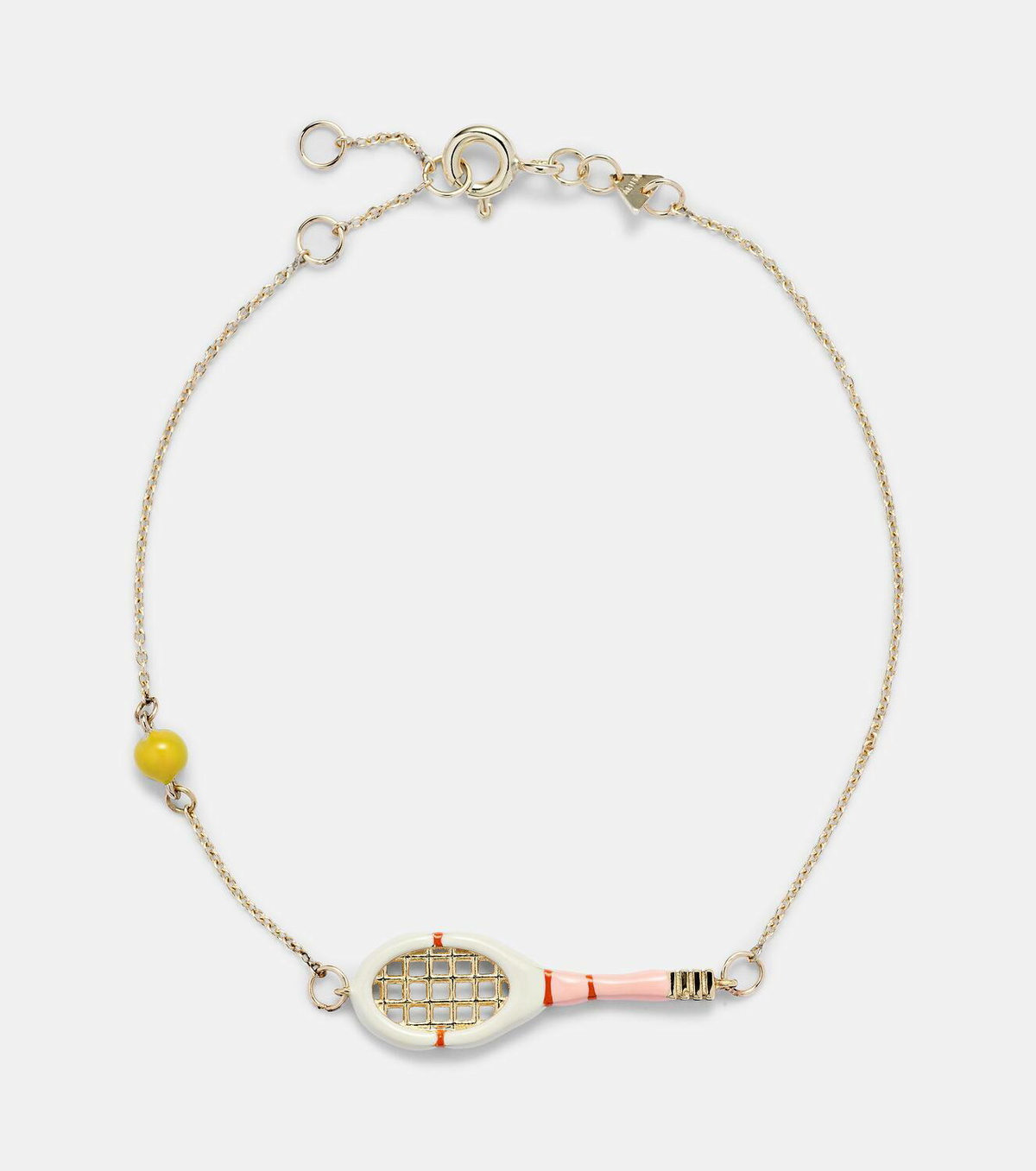 Aliita Tennis Pelota 9kt gold bracelet