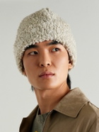Folk - Logo-Appliquéd Fleece Beanie