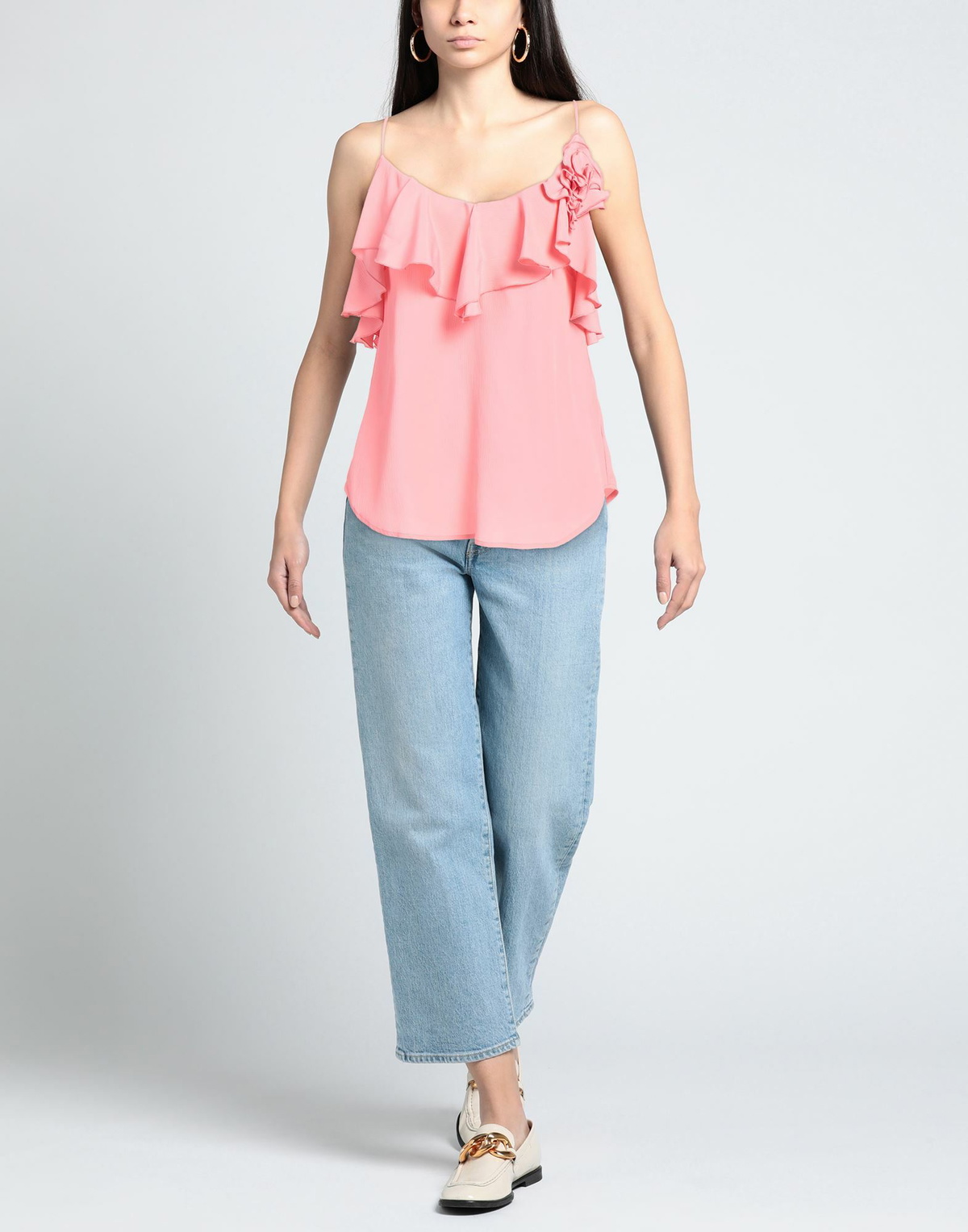 Manila Grace Womens Top in Pink