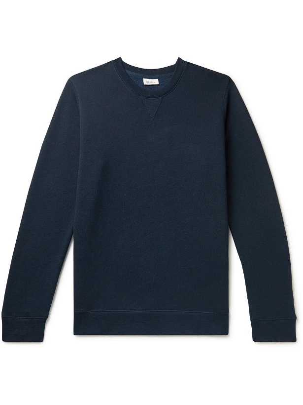 Photo: Schiesser - Vincent Organic Cotton and Lyocell-Blend Jersey Sweatshirt - Blue