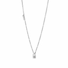 Neighborhood Men's Padlock Necklace in Silver 
