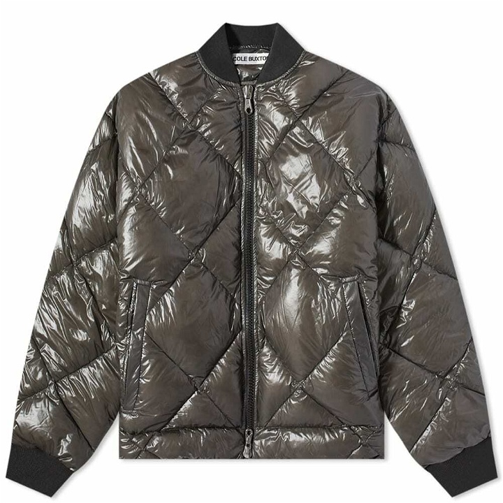 Photo: Cole Buxton Men's CB Quilted Bomber Jacket in Grey