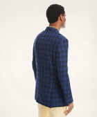 Brooks Brothers Men's Regent Classic-Fit Overcheck Sport Coat | Blue