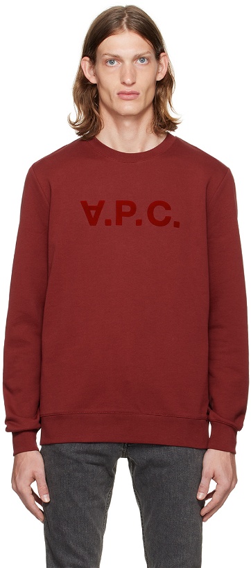 Photo: A.P.C. Burgundy VPC Sweatshirt
