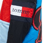 Tommy Jeans Men's TJCU Colorblock Parka Jacket in Deep Crimson