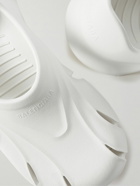 Balenciaga - Mold Closed Rubber Sandals - White