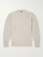 N.PEAL - Thames Cashmere Cable-Knit Sweater - Neutrals
