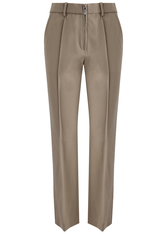 Photo: Helmut Lang Stretch-jersey Slim-leg Trousers Taupe