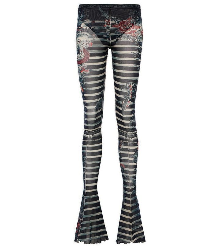 Photo: Jean Paul Gaultier Tattoo Collection flared pants
