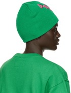 Awake NY Green Stacked Logo Beanie