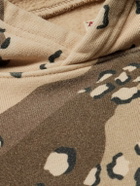 KAPITAL - Peckish Choco-Chip Printed Cotton Hoodie - Neutrals