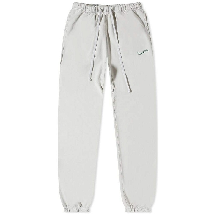 Photo: Museum of Peace and Quiet Micro Wordmark Sweat Pant in Heather