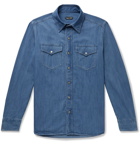 TOM FORD - Denim Shirt - Blue