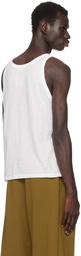 Marni White Printed Tank Top