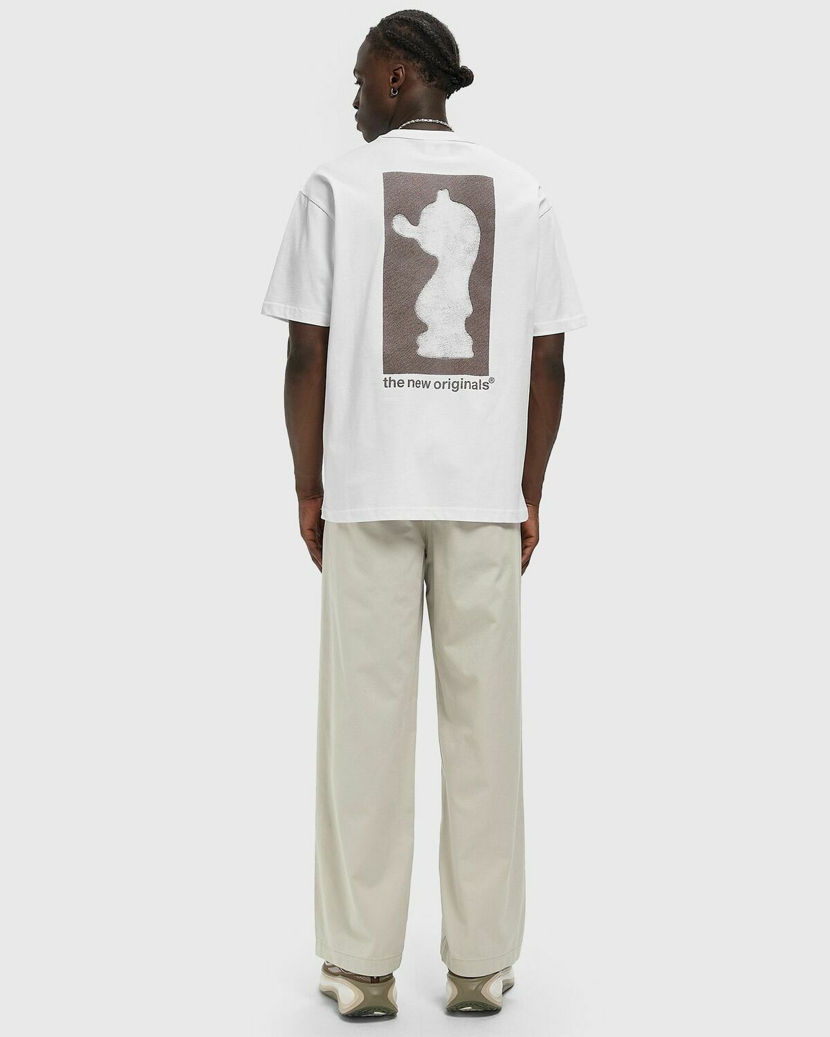 The New Originals CHECKMATE TEE White Mens Shortsleefe