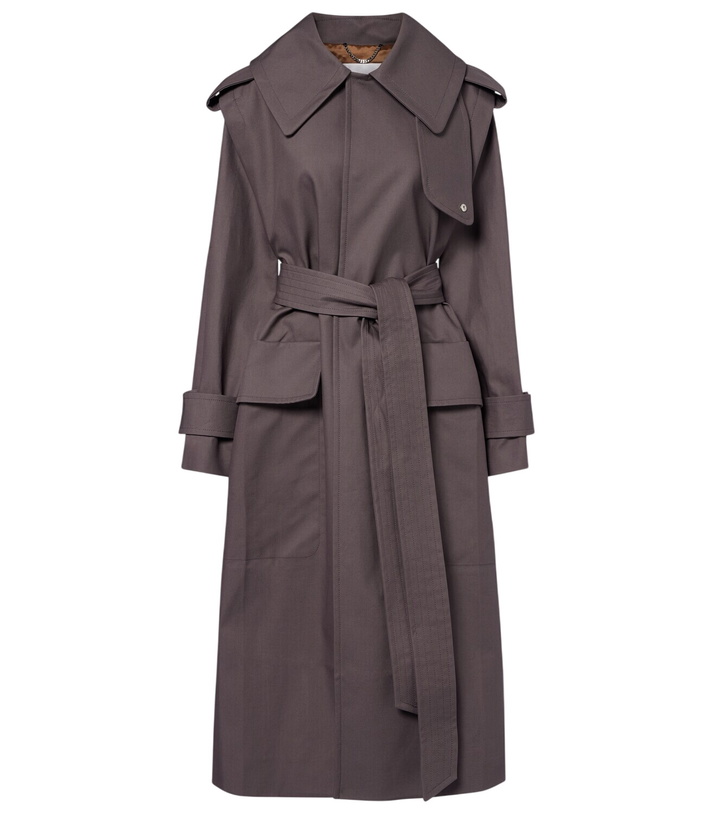 Photo: Victoria Beckham Philippa cotton trench coat