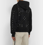 Off-White - Logo-Print Loopback Cotton-Jersey Hoodie - Black