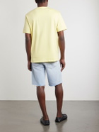 LOEWE - Anagram-Embroidered Cotton-Jersey T-Shirt - Yellow