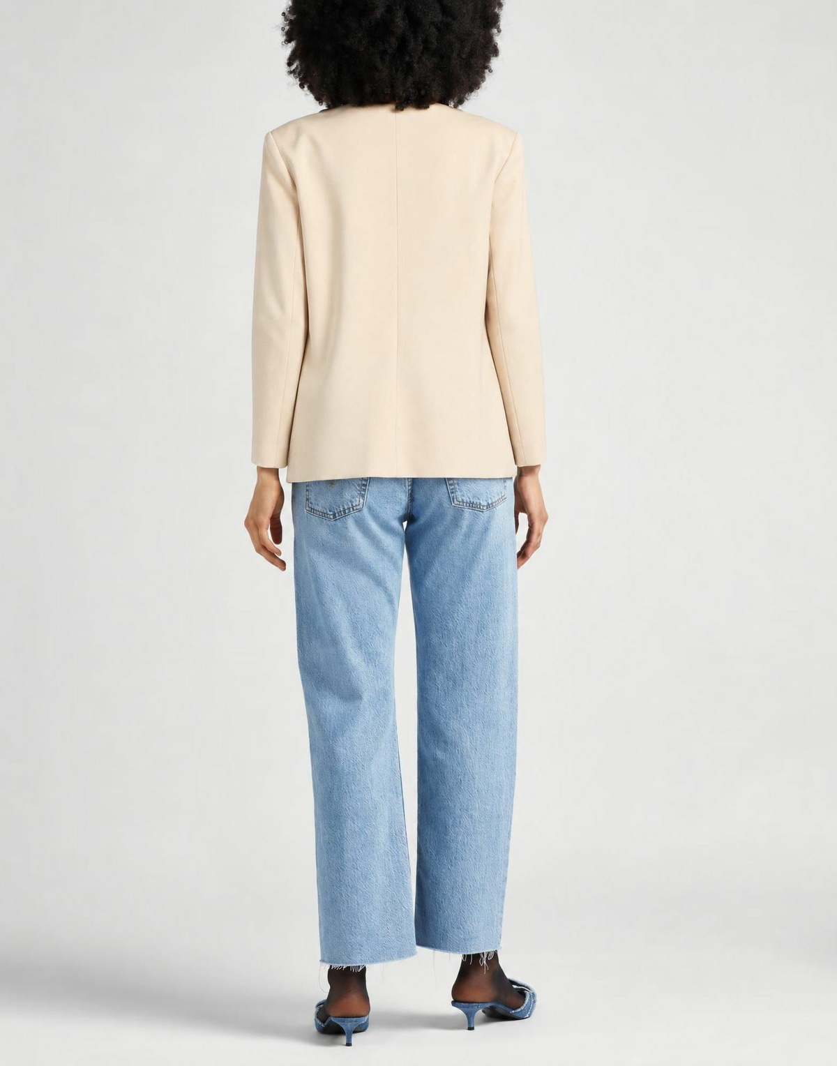 Jijil Womens Blazer in Beige