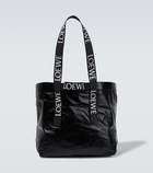 Loewe - Fold Shopper leather tote bag