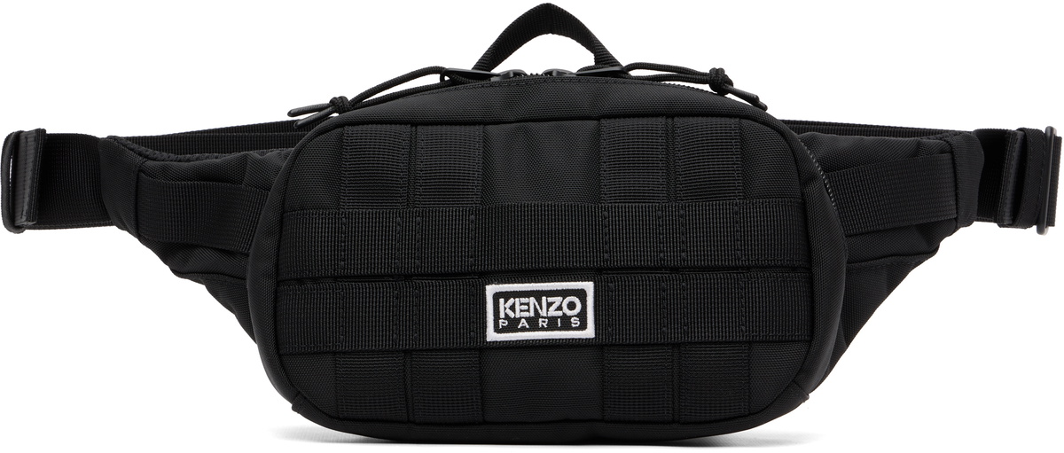 Kenzo Black Kenzo Paris Belt Bag