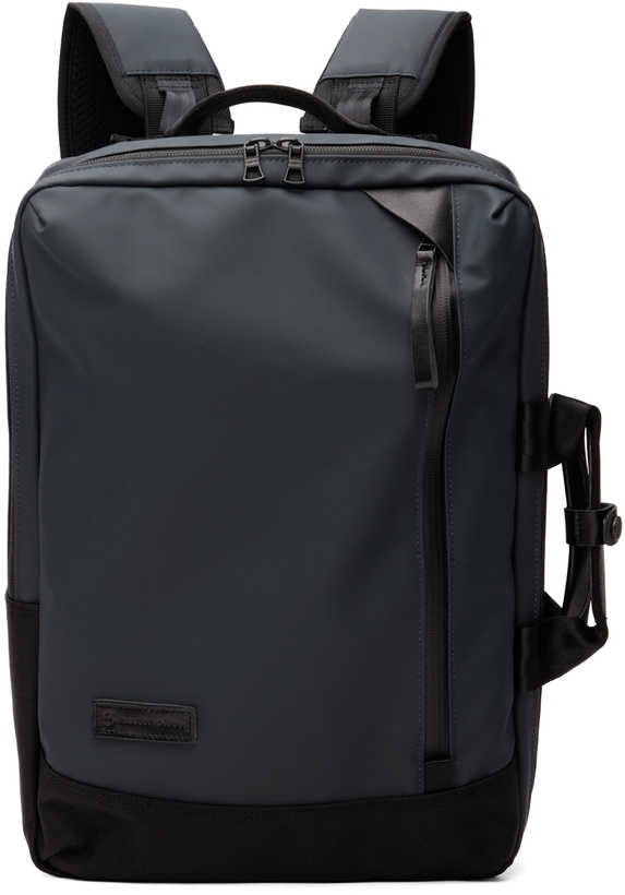 Photo: master-piece Navy Slick 2Way Backpack