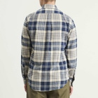 Polo Ralph Lauren Men's Button Down Check Shirt in Off White/Navy