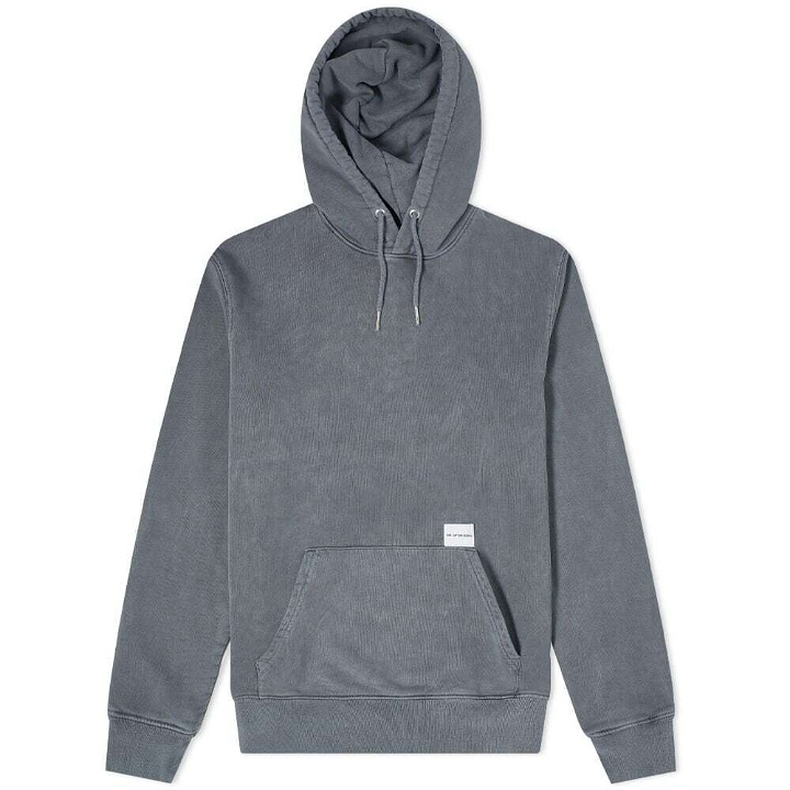 Photo: MKI Men's Pigment Dyed Hoody in Charcoal