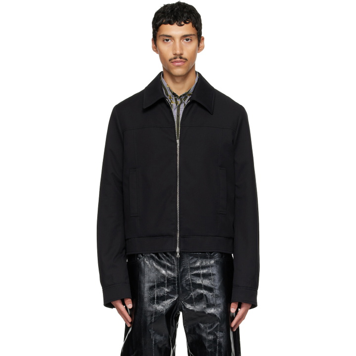 Photo: Dries Van Noten Black Wool Jacket