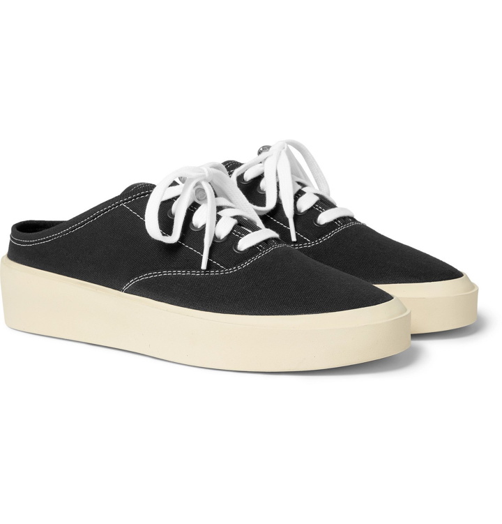 Photo: Fear of God - 101 Canvas Backless Sneakers - Black