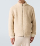 God's True Cashmere T-Bird cashmere jacket with emerald