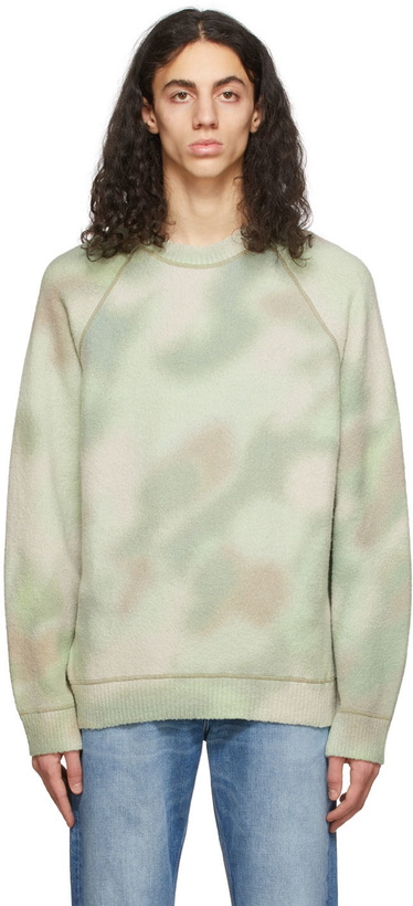 Photo: Kenzo Green Cloud Camo Jumper Sweater