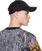 Versace Jeans Couture Black Logo Baseball Cap