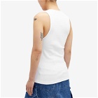 JW Anderson Women's Logo Embroidery Vest in White