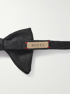 GUCCI - Pre-Tied Wool and Silk-Blend Jacquard Bow Tie