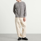 Danton Men's Long Sleeve Stripe T-Shirt in Grey/Black Stripe