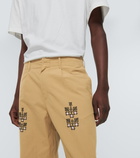 Adish - Qrunful embroidered cotton ripstop pants