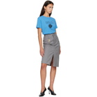Acne Studios Blue Graphic Jersey T-shirt