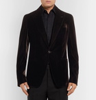 Berluti - Dark-Brown Velvet Tuxedo Jacket - Brown