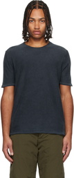 CASEY CASEY Navy Overdyed T-shirt