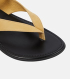 The Row Beach leather thong sandals