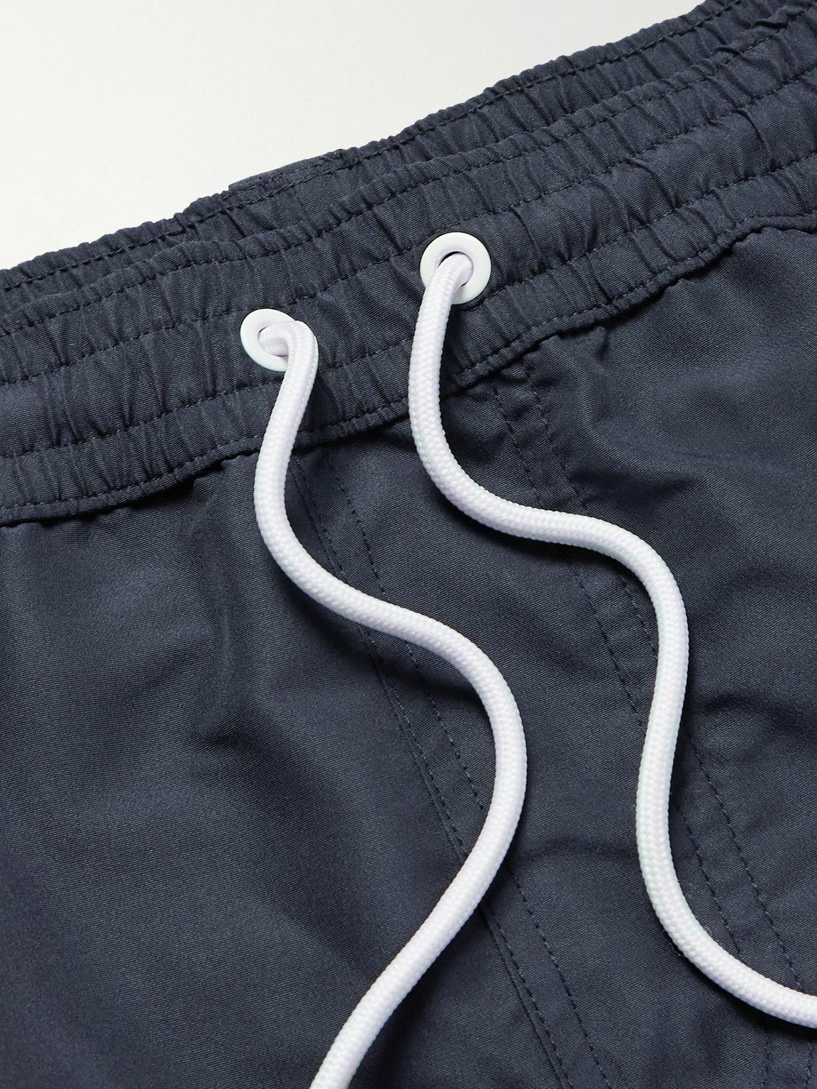 Loro Piana - Bay Straight-Leg Mid-Length Swim Shorts - Blue