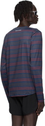 District Vision Navy Lightweight Long Sleeve Graphic T-shirt